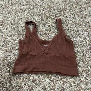 Out From Under Brown Bralette V-Neck Size XS/S